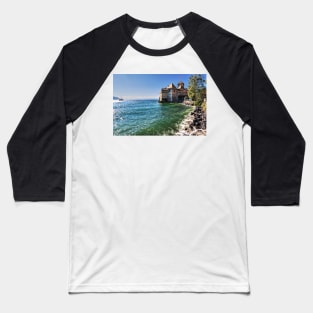 Château de Chillon, Lake Geneva, Switzerland Baseball T-Shirt